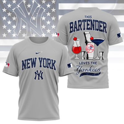 New York Yankees | Premium MLB Bartender Fan 3D Shirt