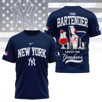 New York Yankees | Premium MLB Bartender Fan 3D Shirt