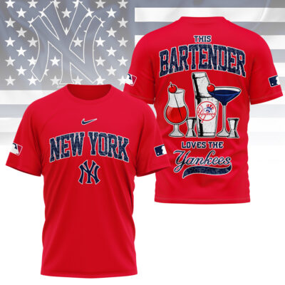 New York Yankees | Premium MLB Bartender Fan 3D Shirt