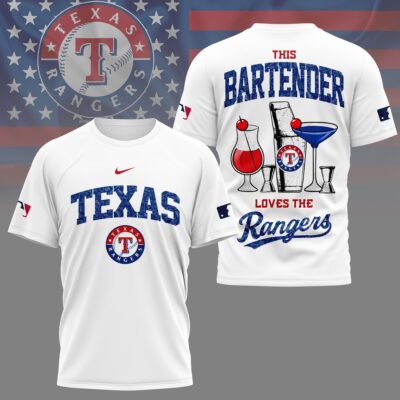 Texas Rangers | Premium MLB Bartender Fan 3D Shirt