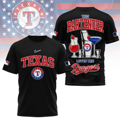 Texas Rangers | Premium MLB Bartender Fan 3D Shirt