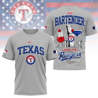 Texas Rangers | Premium MLB Bartender Fan 3D Shirt