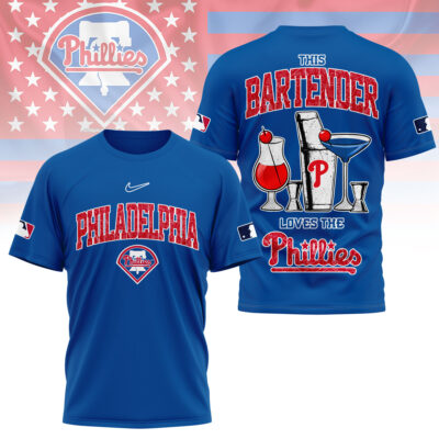 Philadelphia Phillies | Premium MLB Bartender Fan 3D Shirt