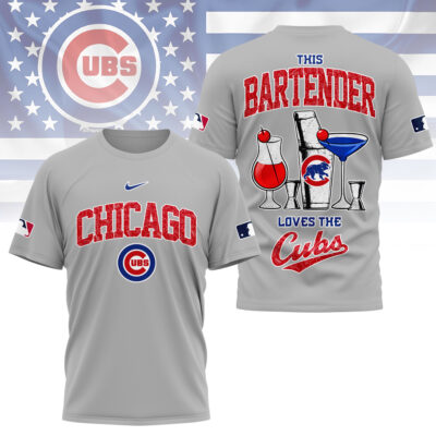 Chicago Cubs | Premium MLB Bartender Fan 3D Shirt