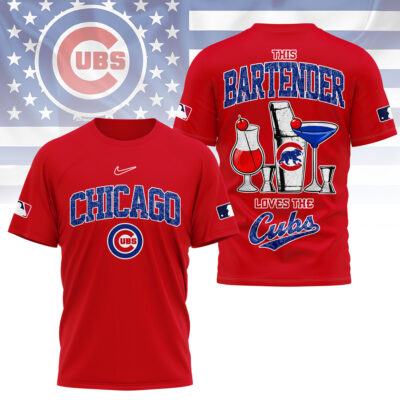 Chicago Cubs | Premium MLB Bartender Fan 3D Shirt