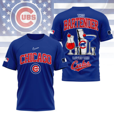 Chicago Cubs | Premium MLB Bartender Fan 3D Shirt