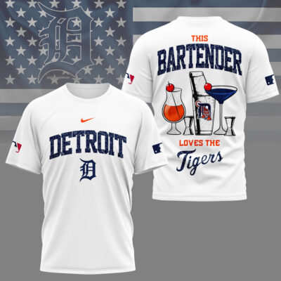 Detroit Tigers | Premium MLB Bartender Fan 3D Shirt