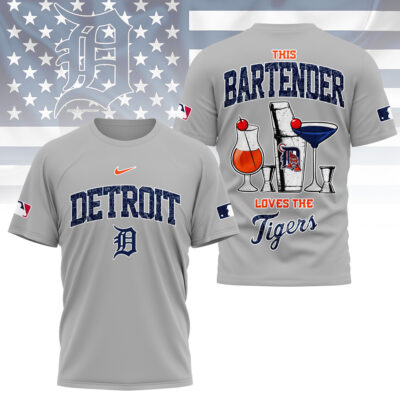 Detroit Tigers | Premium MLB Bartender Fan 3D Shirt