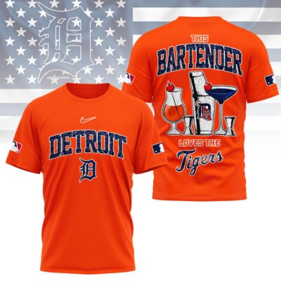 Detroit Tigers | Premium MLB Bartender Fan 3D Shirt