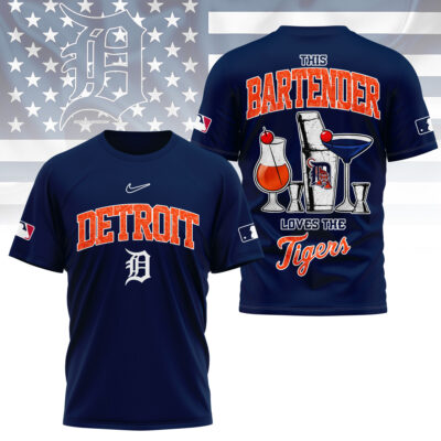Detroit Tigers | Premium MLB Bartender Fan 3D Shirt