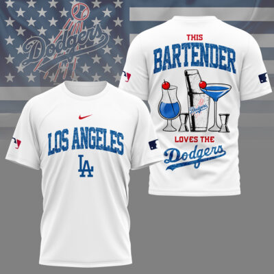Los Angeles Dodgers | Premium MLB Bartender Fan 3D Shirt
