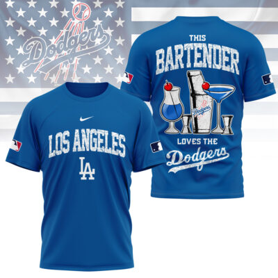 Los Angeles Dodgers | Premium MLB Bartender Fan 3D Shirt
