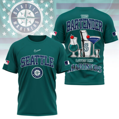 Seattle Mariners | Premium MLB Bartender Fan 3D Shirt