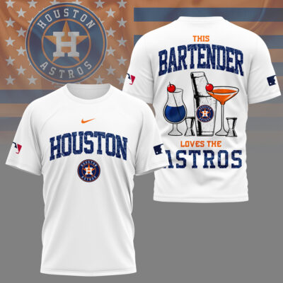 Houston Astros | Premium MLB Bartender Fan 3D Shirt