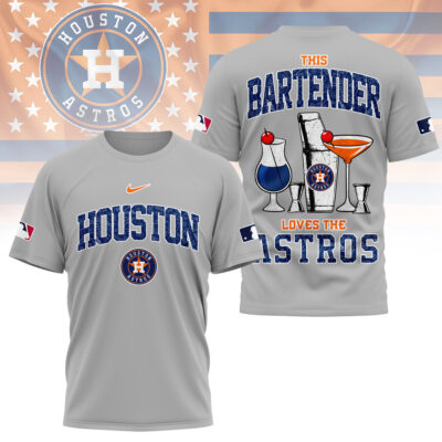 Houston Astros | Premium MLB Bartender Fan 3D Shirt