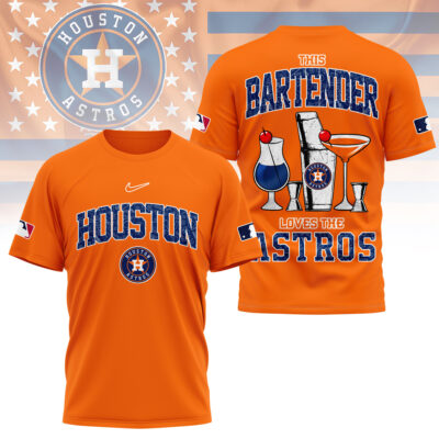 Houston Astros | Premium MLB Bartender Fan 3D Shirt
