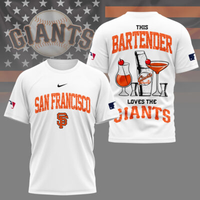 San Francisco Giants | Premium MLB Bartender Fan 3D Shirt