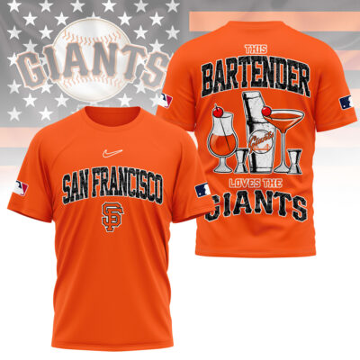 San Francisco Giants | Premium MLB Bartender Fan 3D Shirt