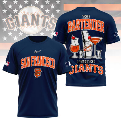 San Francisco Giants | Premium MLB Bartender Fan 3D Shirt