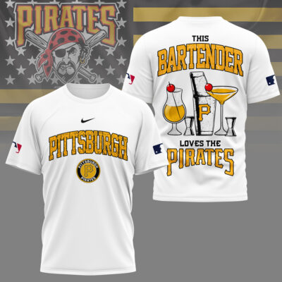 Pittsburgh Pirates | Premium MLB Bartender Fan 3D Shirt