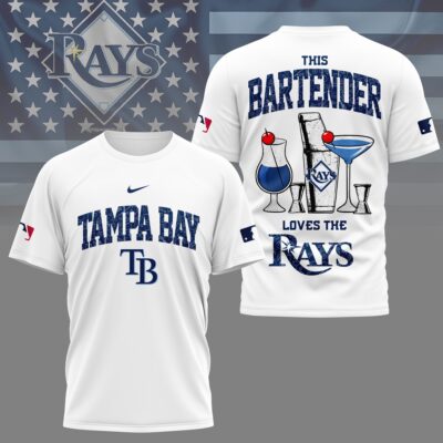 Tampa Bay Rays | Premium MLB Bartender Fan 3D Shirt