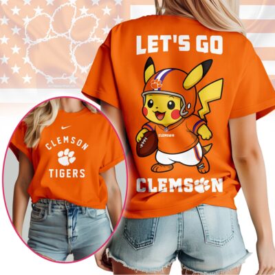 Clemson Tigers | Premium NCAA Pokemon Fan 3D Shirt