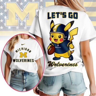 Michigan Wolverines | Premium NCAA Pokemon Fan 3D Shirt