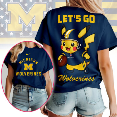 Michigan Wolverines | Premium NCAA Pokemon Fan 3D Shirt