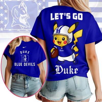 Duke Blue Devils | Premium NCAA Pokemon Fan 3D Shirt