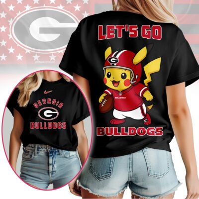 Georgia Bulldogs | Premium NCAA Pokemon Fan 3D Shirt