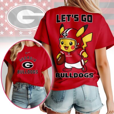 Georgia Bulldogs | Premium NCAA Pokemon Fan 3D Shirt