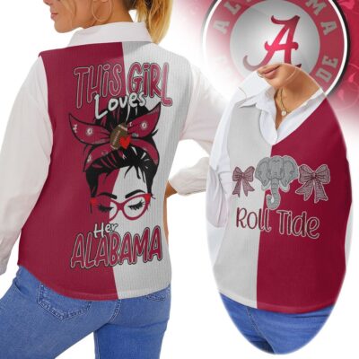 Alabama Crimson Tide | Premium NCAA Glamour Vest - M