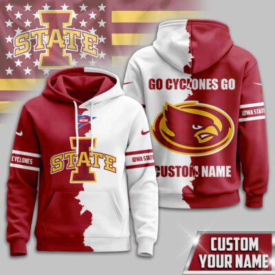 Iowa State Cyclones | Premium NCAA Warrior Spirit Personalized Hoodie