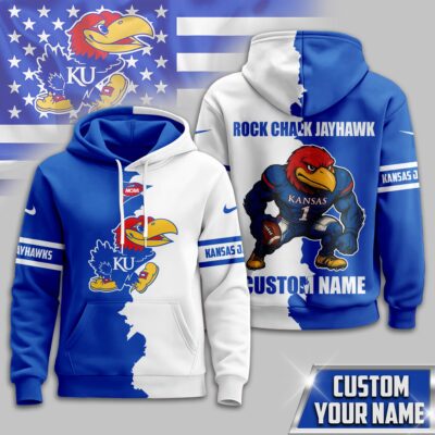 Kansas Jayhawks | Premium NCAA Warrior Spirit Personalized Hoodie