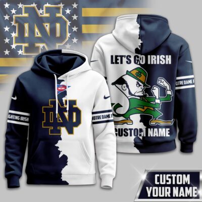 Notre Dame Fighting Irish | Premium NCAA Warrior Spirit Personalized Hoodie