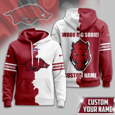 Arkansas Razorbacks | Premium NCAA Warrior Spirit Personalized Hoodie