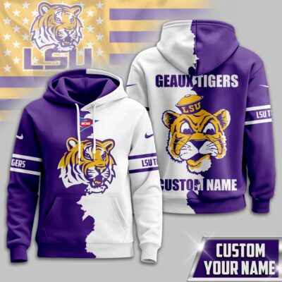 LSU Tigers | Premium NCAA Warrior Spirit Personalized Hoodie