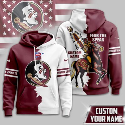 Florida State Seminoles | Premium NCAA Warrior Spirit Personalized Hoodie