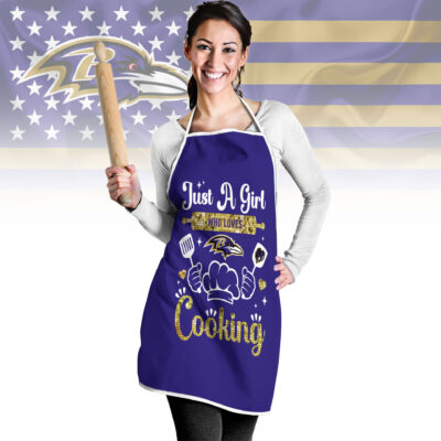 Baltimore Ravens | Premium NFL Cooking Queen Apron