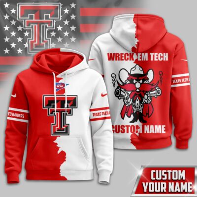 Texas Tech Red Raiders | Premium NCAA Warrior Spirit Personalized Hoodie