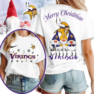 Minnesota Vikings | Premium NFL Gnome Merry Christmas
