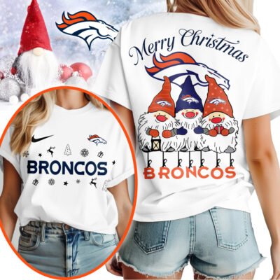 Denver Broncos | Premium NFL Gnome Merry Christmas