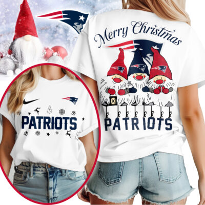 New England Patriots | Premium NFL Gnome Merry Christmas