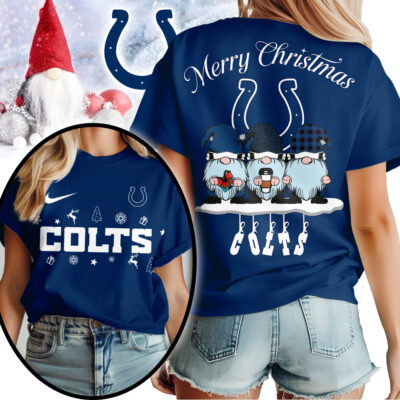 Indianapolis Colts | Premium NFL Gnome Merry Christmas