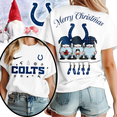 Indianapolis Colts | Premium NFL Gnome Merry Christmas