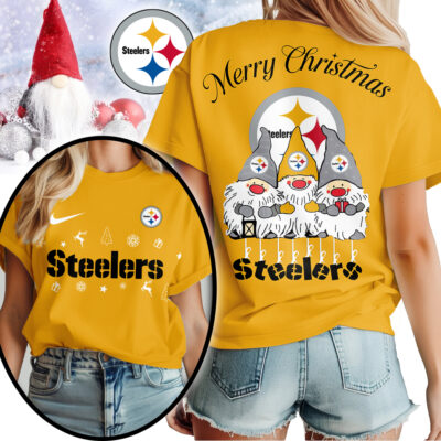 Pittsburgh Steelers | Premium NFL Gnome Merry Christmas