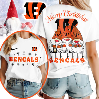 Cincinnati Bengals | Premium NFL Gnome Merry Christmas