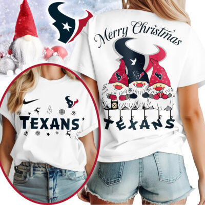 Houston Texans | Premium NFL Gnome Merry Christmas