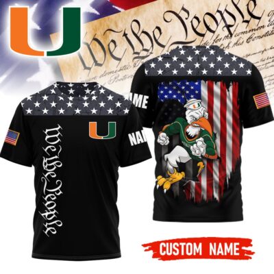 Miami Hurricanes | Premium NCAA We The People T-Shirt