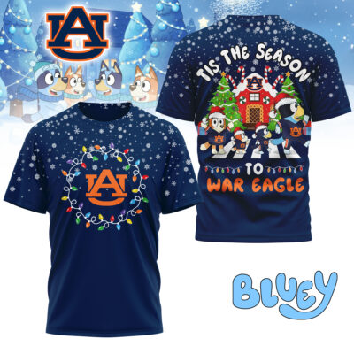 Auburn Tigers | Premium NCAA Tis The Season Christmas T-shirt